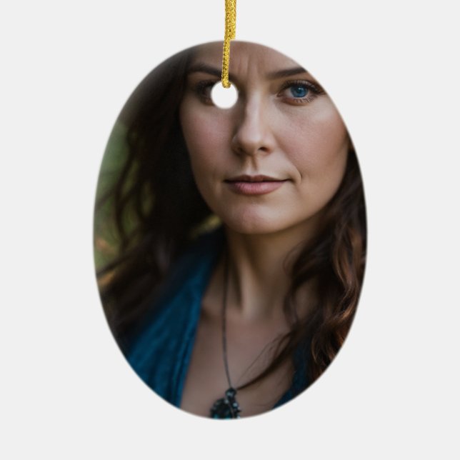 Zuhause Keramik Ornament (Vorne)