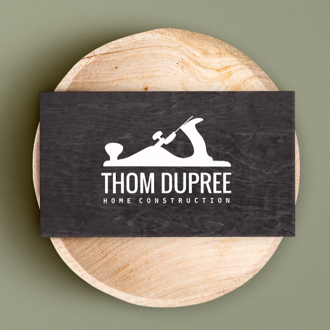 Zuhause-Konstruktion und Flugzeug-Logo für Holzsch Visitenkarte (Von Creator hochgeladen)