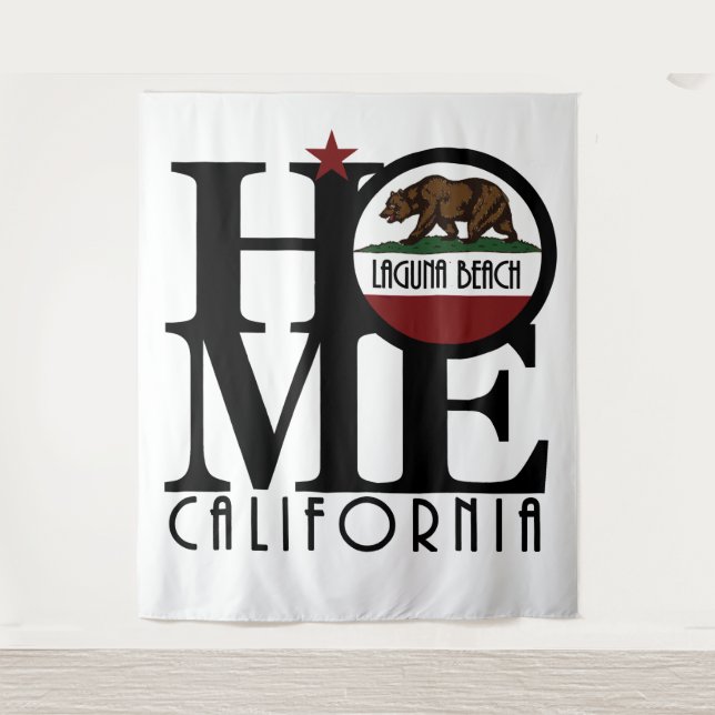 ZUHAUSE Laguna Beach California Wandteppich (Vorderseite)