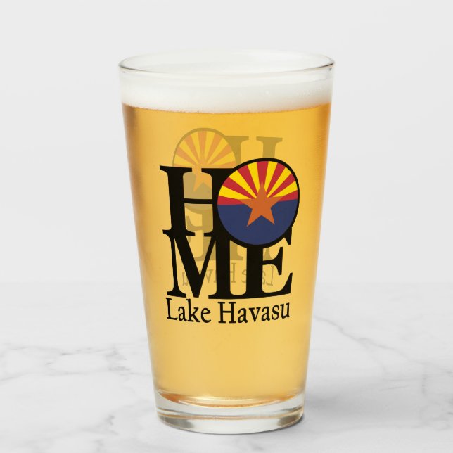 ZUHAUSE Lake Havasu Glas (Rückseite (gefüllt))