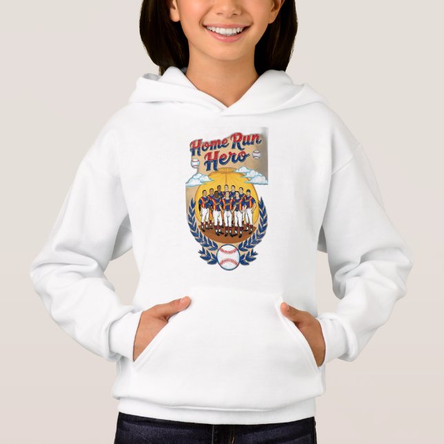 Zuhause Lauf Hero. Hoodie (Vorderseite)