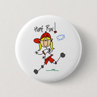 Zuhause-Lauf! Strichmännchen-Knopf Button