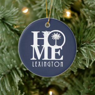 ZUHAUSE Lexington South Carolina Keramik Ornament