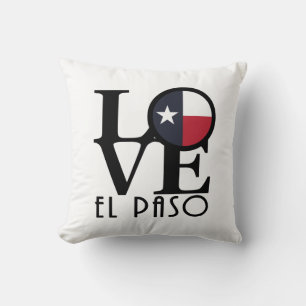 ZUHAUSE / LIEBE El Paso Texas Kissen