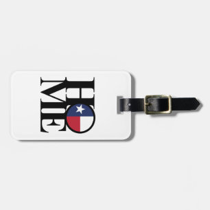 ZUHAUSE & LIEBE Texas Gepäckmarke Gepäckanhänger