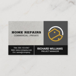 Zuhause Logo | Zuhause Repair Services Business Ca Visitenkarte