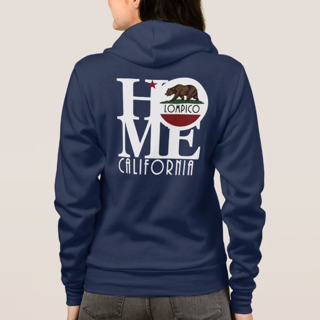 ZUHAUSE Lompico California (Rückseite) Hoodie (Rückseite)