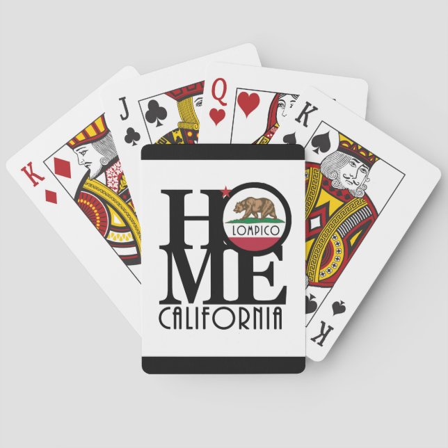ZUHAUSE Lompico California Spielkarten (Rückseite)