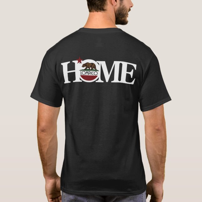 ZUHAUSE Lompico (hinterer Druck) T-Shirt (Rückseite)