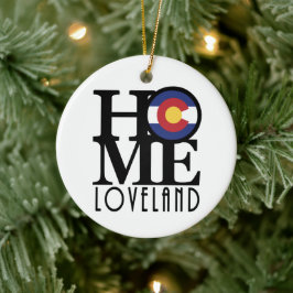 ZUHAUSE Loveland Colorado Keramik Ornament