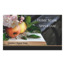 Zuhause Made Apple Jam Label