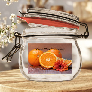 Zuhause Made Marmalade Jam Container Label Lebensmitteletikett