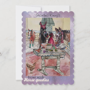 Zuhause made Ross Goodies - Urlaubskarte Feiertagskarte