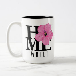 ZUHAUSE Maili Hawaii Pink 15oz Zweifarbige Tasse