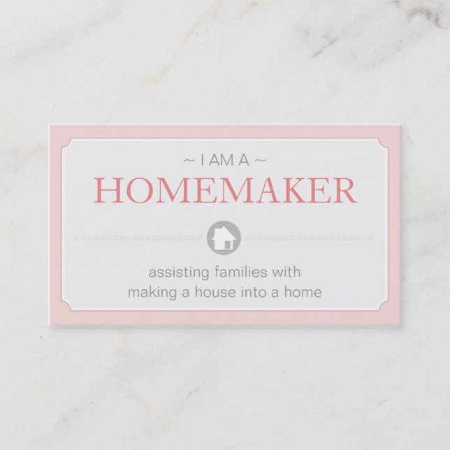 Zuhause Maker Business Cards Visitenkarte (Vorderseite)