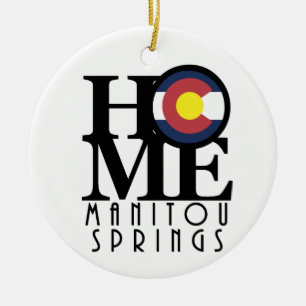 ZUHAUSE Manitou Springs Keramik Ornament