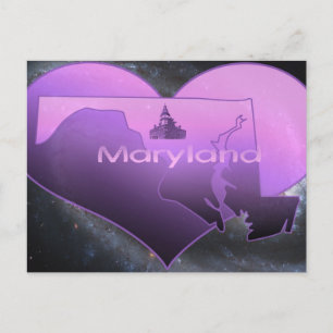 Zuhause Maryland Postkarte