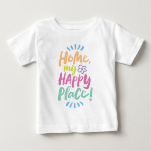 ZUHAUSE mein glücklicher Ort! Unterkunft vor Ort - Baby T-shirt