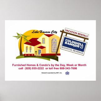 Zuhause mieten am Havasu-See Poster