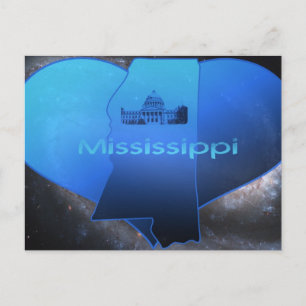Zuhause Mississippi Postkarte