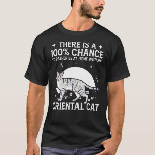 Zuhause mit meiner Orientalkatze T-Shirt