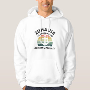 Zuhause Moin Lighthouse Seagull Nordsee Hoodie