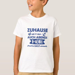 Zuhause Moin Norddeutscher Anker Nordsee Ostsee T-Shirt