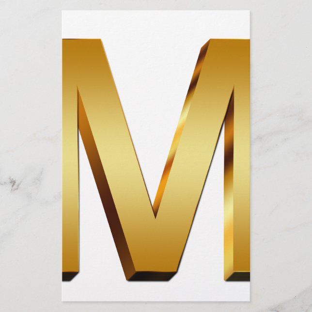 Zuhause Monogram Briefpapier (Vorderseite)