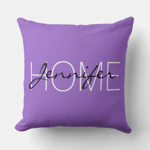 Zuhause-Monogramm Kissen