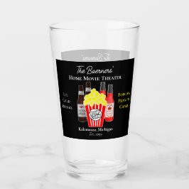 Zuhause Movie Theater Beer Soda Drinking Brille Glas