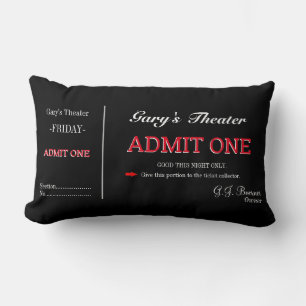 Zuhause Movie Theater TV Zimmer Ticket Lumbar Kiss Lendenkissen