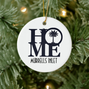 ZUHAUSE Murrells Inlet Keramik Ornament