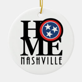 ZUHAUSE Nashville Tennessee Keramik Ornament