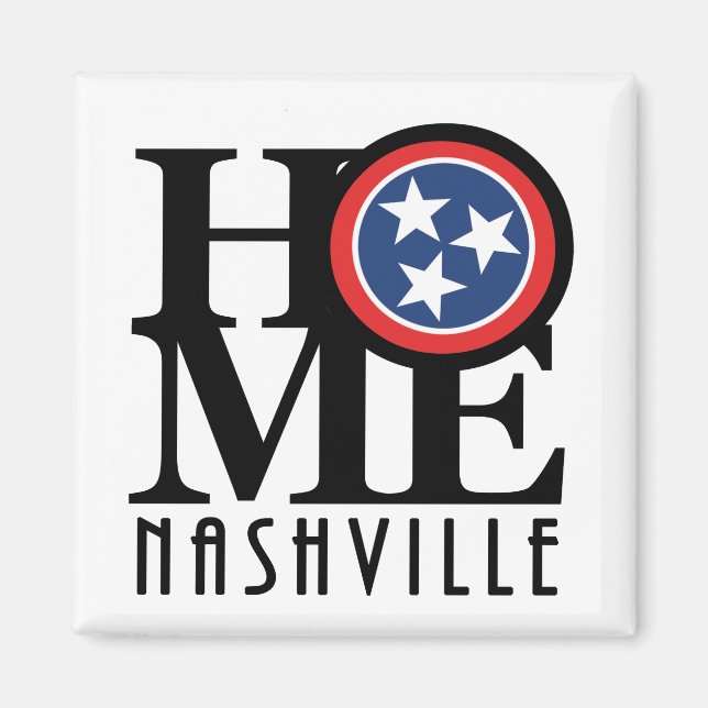 ZUHAUSE Nashville Tennessee Magnet (Vorne)