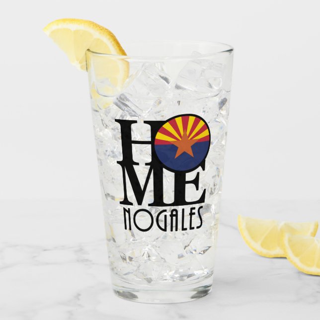 ZUHAUSE Nogales Arizona Glas (Vorderseite Ice)