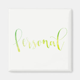 Zuhause Office Green Magnet