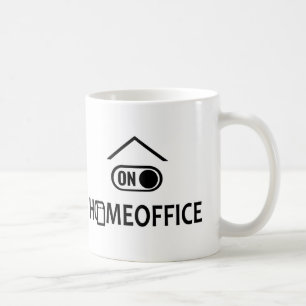 Zuhause Office on - Homeoffice on Kaffeetasse