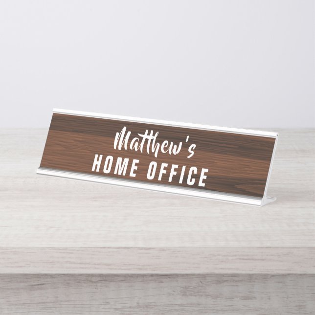 Zuhause Office Personalisiert Desk Name Plate Schreibtischnamensplakette (Vorderseite )