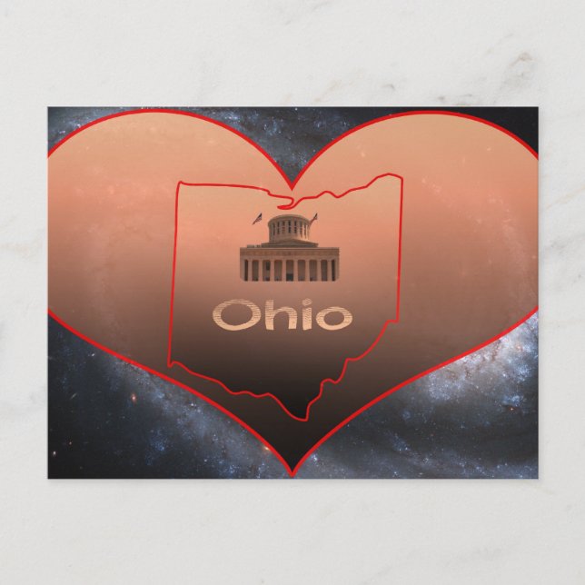 Zuhause Ohio Postkarte (Vorderseite)