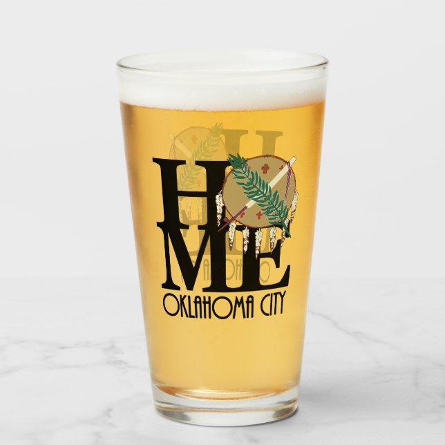 ZUHAUSE Oklahoma City Glas (Vorne (Gefüllt))