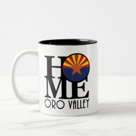 ZUHAUSE Oro Valley Arizona Zweifarbige Tasse