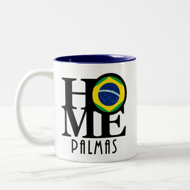 ZUHAUSE Palmas 11oz Zweifarbige Tasse (Links)