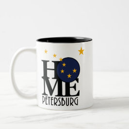 ZUHAUSE Petersburg Alaska Zweifarbige Tasse