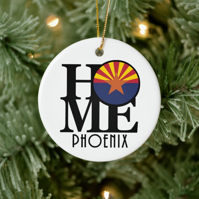 ZUHAUSE Phoenix Arizona Keramik Ornament (Baum)