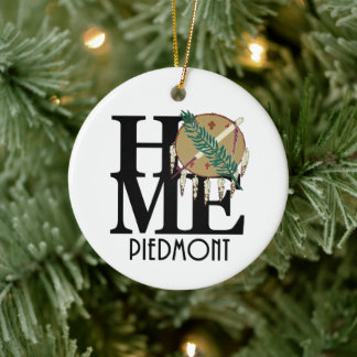 ZUHAUSE Piedmont Oklahoma Keramik Ornament