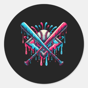 Zuhause Plate Ice Creme Tropfen Sprinkles Tropfen  Runder Aufkleber