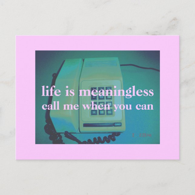 Zuhause Postkarte (Vorderseite)