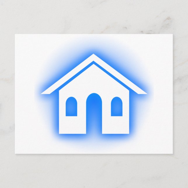 Zuhause Postkarte (Vorderseite)