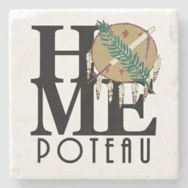 ZUHAUSE Poteau Steinuntersetzer