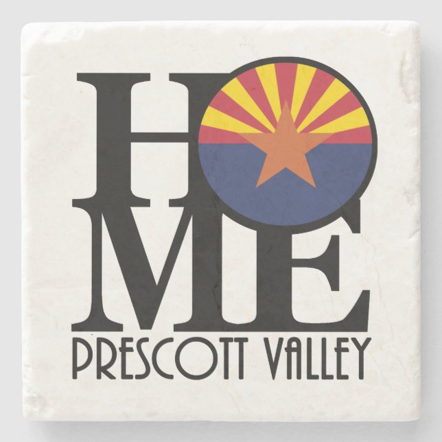ZUHAUSE Prescott Valley Steinuntersetzer (Vorderseite)
